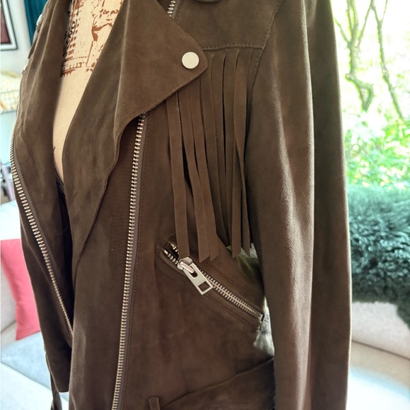 RARE Allsaints suede jacket - Picture 4 of 8